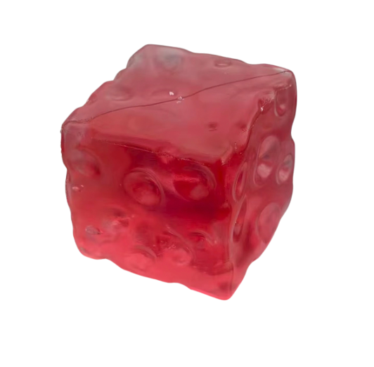 Giant Jelly Cheese Cube Squishy
